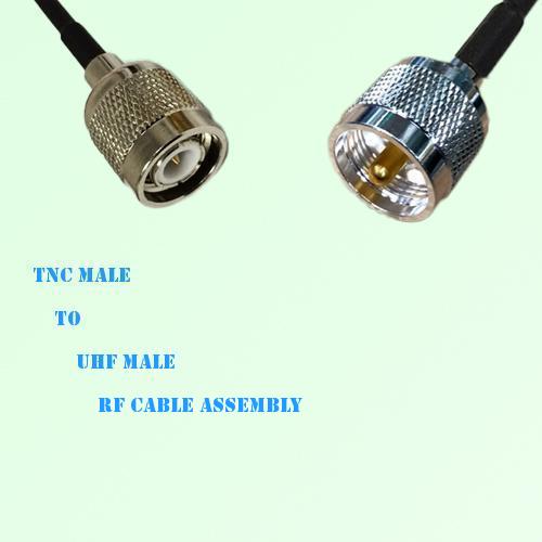 TNC Male to UHF Male RF Cable Assembly