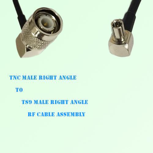 TNC Male Right Angle to TS9 Male Right Angle RF Cable Assembly TNC Male Right Angle to TS9 Male Right Angle RF Cable Assembly