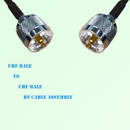 UHF Male to UHF Male RF Cable Assembly