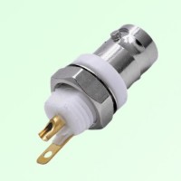 BNC Isolated Bulkhead Female Front Mount Solder Cup Connector BNC Isolated Bulkhead Female Front Mount Solder Cup Connector