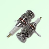 MHV 3kV Bulkhead Male Front Mount Solder Post Connector