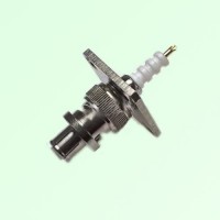 SHV 5kV Male 4 Hole Panel Mount Solder Cup Connector