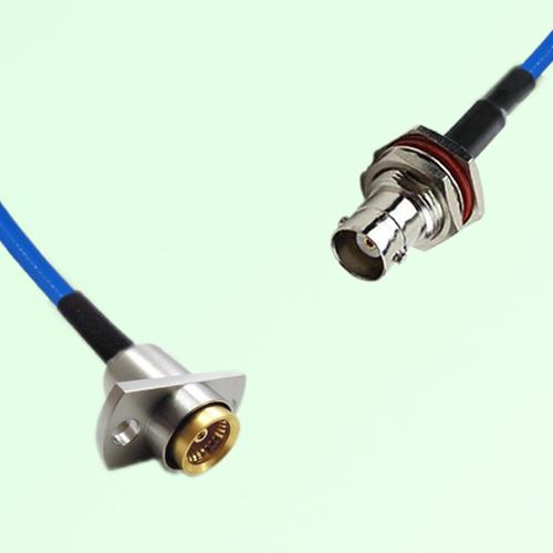 Semi-Flexible Jumper BMA Female 2 Hole to BNC Bulkhead Female with O-Ring Semi-Flexible Jumper BMA Female 2 Hole to BNC Bulkhead Female with O-Ring