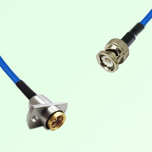 Semi-Flexible Jumper BMA Female 2 Hole Flange Mount to BNC Male Semi-Flexible Jumper BMA Female 2 Hole Flange Mount to BNC Male