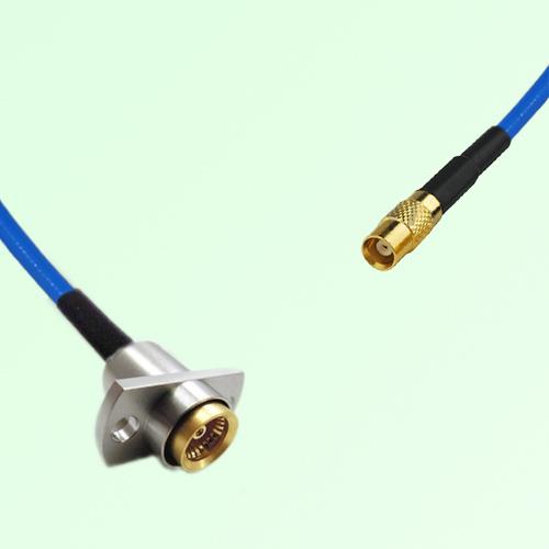 Semi-Flexible Jumper BMA Female 2 Hole Flange Mount to MCX Female Semi-Flexible Jumper BMA Female 2 Hole Flange Mount to MCX Female