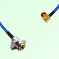 Semi-Flexible Jumper BMA Female 2 Hole Flange Mount to MCX Female Right Angle Semi-Flexible Jumper BMA Female 2 Hole Flange Mount to MCX Female Right Angle