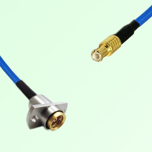 Semi-Flexible Jumper BMA Female 2 Hole Flange Mount to MCX Male