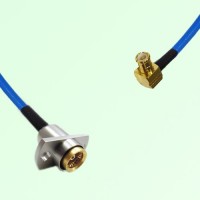 Semi-Flexible Jumper BMA Female 2 Hole Flange Mount to MCX Male Right Angle Semi-Flexible Jumper BMA Female 2 Hole Flange Mount to MCX Male Right Angle