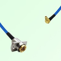 Semi-Flexible Jumper BMA Female 2 Hole Flange Mount to MMCX Male Right Angle Semi-Flexible Jumper BMA Female 2 Hole Flange Mount to MMCX Male Right Angle