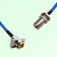 Semi-Flexible Jumper BMA Female 2 Hole to N Bulkhead Female with O-Ring Semi-Flexible Jumper BMA Female 2 Hole to N Bulkhead Female with O-Ring