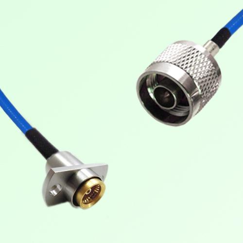 Semi-Flexible Jumper BMA Female 2 Hole Flange Mount to N Male