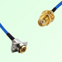 Semi-Flexible Jumper BMA Female 2 Hole Flange Mount to SMA Bulkhead Female Semi-Flexible Jumper BMA Female 2 Hole Flange Mount to SMA Bulkhead Female