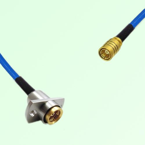 Semi-Flexible Jumper BMA Female 2 Hole Flange Mount to SMB Female Semi-Flexible Jumper BMA Female 2 Hole Flange Mount to SMB Female