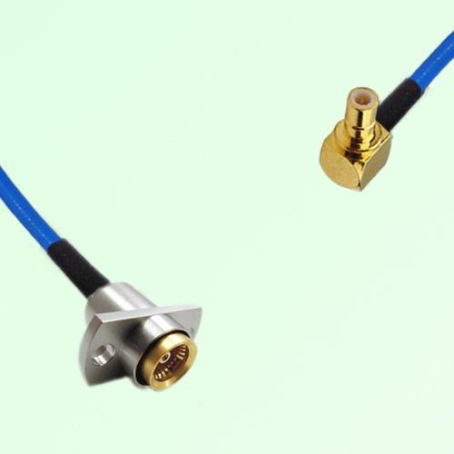 Semi-Flexible Jumper BMA Female 2 Hole Flange Mount to SMB Male Right Angle Semi-Flexible Jumper BMA Female 2 Hole Flange Mount to SMB Male Right Angle