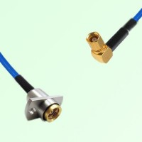 Semi-Flexible Jumper BMA Female 2 Hole Flange Mount to SMC Female Right Angle Semi-Flexible Jumper BMA Female 2 Hole Flange Mount to SMC Female Right Angle