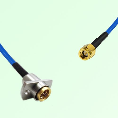 Semi-Flexible Jumper BMA Female 2 Hole Flange Mount to SSMA Male Semi-Flexible Jumper BMA Female 2 Hole Flange Mount to SSMA Male
