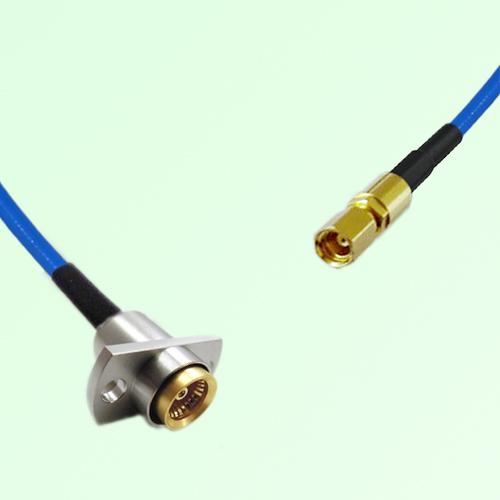 Semi-Flexible Jumper BMA Female 2 Hole Flange Mount to SSMC Female Semi-Flexible Jumper BMA Female 2 Hole Flange Mount to SSMC Female