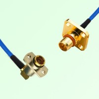 Semi-Flexible Jumper BMA Female Right Angle 2 Hole to BMA Male 4 Hole Semi-Flexible Jumper BMA Female Right Angle 2 Hole to BMA Male 4 Hole