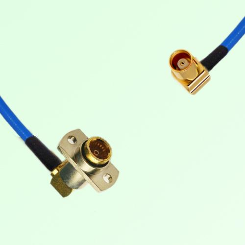 Semi-Flexible Jumper BMA Female Right Angle 2 Hole to MCX Female Right Angle Semi-Flexible Jumper BMA Female Right Angle 2 Hole to MCX Female Right Angle