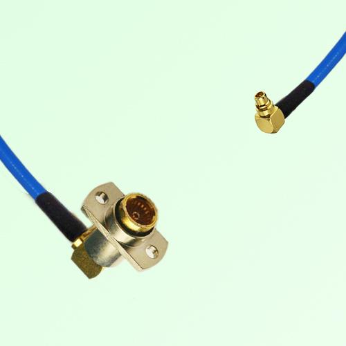 Semi-Flexible Jumper BMA Female Right Angle 2 Hole to MMCX Male Right Angle Semi-Flexible Jumper BMA Female Right Angle 2 Hole to MMCX Male Right Angle