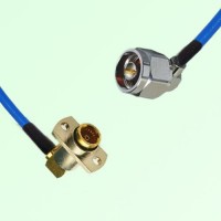 Semi-Flexible Jumper BMA Female Right Angle 2 Hole to N Male Right Angle Semi-Flexible Jumper BMA Female Right Angle 2 Hole to N Male Right Angle