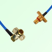 Semi-Flexible Jumper SBMA Male 2 Hole to BMA Female Right Angle 2 Hole Semi-Flexible Jumper SBMA Male 2 Hole to BMA Female Right Angle 2 Hole