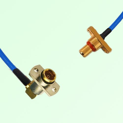 Semi-Flexible Jumper SBMA Male 2 Hole to BMA Female Right Angle 2 Hole Semi-Flexible Jumper SBMA Male 2 Hole to BMA Female Right Angle 2 Hole