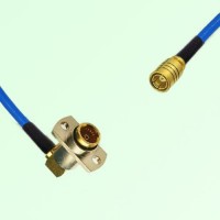 Semi-Flexible Jumper BMA Female Right Angle 2 Hole Flange Mount to SMB Female Semi-Flexible Jumper BMA Female Right Angle 2 Hole Flange Mount to SMB Female