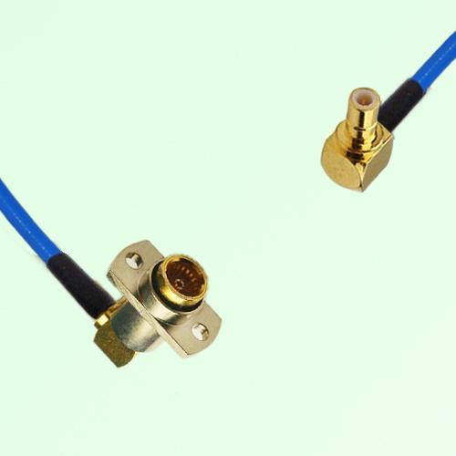 Semi-Flexible Jumper BMA Female Right Angle 2 Hole to SMB Male Right Angle Semi-Flexible Jumper BMA Female Right Angle 2 Hole to SMB Male Right Angle