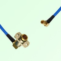 Semi-Flexible Jumper BMA Female Right Angle 2 Hole to SSMC Female Right Angle Semi-Flexible Jumper BMA Female Right Angle 2 Hole to SSMC Female Right Angle