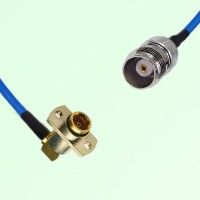 Semi-Flexible Jumper BMA Female Right Angle 2 Hole Flange Mount to TNC Female Semi-Flexible Jumper BMA Female Right Angle 2 Hole Flange Mount to TNC Female