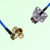 Semi-Flexible Jumper BMA Female Right Angle 2 Hole to TNC Female 4 Hole 17.5mm Semi-Flexible Jumper BMA Female Right Angle 2 Hole to TNC Female 4 Hole 17.5mm