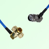 Semi-Flexible Jumper BMA Female Right Angle 2 Hole to TNC Male Right Angle Semi-Flexible Jumper BMA Female Right Angle 2 Hole to TNC Male Right Angle