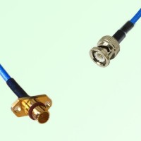 Semi-Flexible Jumper BMA Male 2 Hole Flange Mount to BNC Male Semi-Flexible Jumper BMA Male 2 Hole Flange Mount to BNC Male