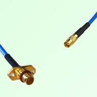 Semi-Flexible Jumper BMA Male 2 Hole Flange Mount to MCX Female Semi-Flexible Jumper BMA Male 2 Hole Flange Mount to MCX Female