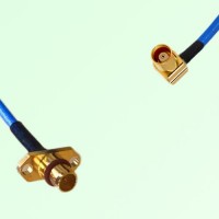 Semi-Flexible Jumper BMA Male 2 Hole Flange Mount to MCX Female Right Angle Semi-Flexible Jumper BMA Male 2 Hole Flange Mount to MCX Female Right Angle