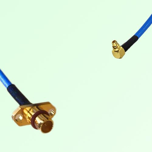 Semi-Flexible Jumper BMA Male 2 Hole Flange Mount to MMCX Male Right Angle Semi-Flexible Jumper BMA Male 2 Hole Flange Mount to MMCX Male Right Angle