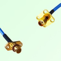 Semi-Flexible Jumper BMA Male 2 Hole to SMA Female 4 Hole 12.7x12.7mm Semi-Flexible Jumper BMA Male 2 Hole to SMA Female 4 Hole 12.7x12.7mm