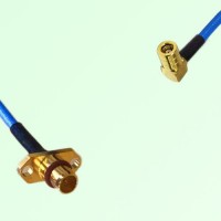 Semi-Flexible Jumper BMA Male 2 Hole Flange Mount to SMB Female Right Angle Semi-Flexible Jumper BMA Male 2 Hole Flange Mount to SMB Female Right Angle
