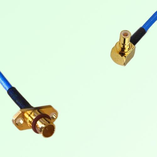 Semi-Flexible Jumper BMA Male 2 Hole Flange Mount to SMB Male Right Angle Semi-Flexible Jumper BMA Male 2 Hole Flange Mount to SMB Male Right Angle