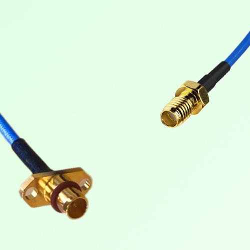 Semi-Flexible Jumper BMA Male 2 Hole Flange Mount to SSMA Female