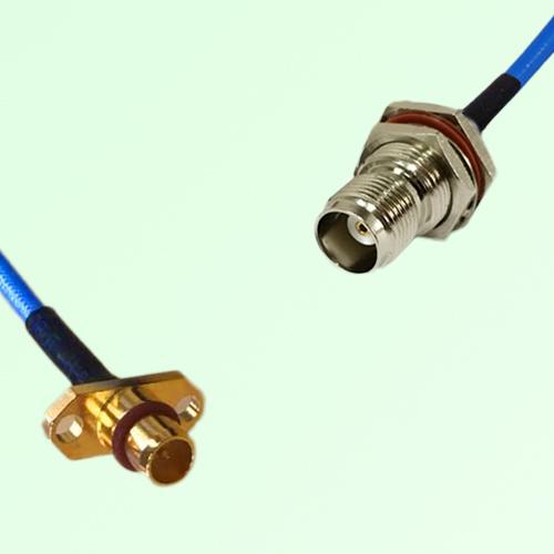 Semi-Flexible Jumper BMA Male 2 Hole to TNC Bulkhead Female with O-Ring Semi-Flexible Jumper BMA Male 2 Hole to TNC Bulkhead Female with O-Ring