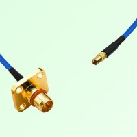 Semi-Flexible Jumper BMA Male 4 Hole Flange Mount to MMCX Female Semi-Flexible Jumper BMA Male 4 Hole Flange Mount to MMCX Female