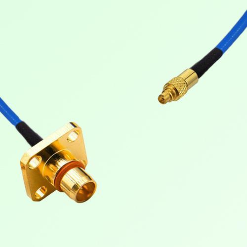 Semi-Flexible Jumper BMA Male 4 Hole Flange Mount to MMCX Male Semi-Flexible Jumper BMA Male 4 Hole Flange Mount to MMCX Male