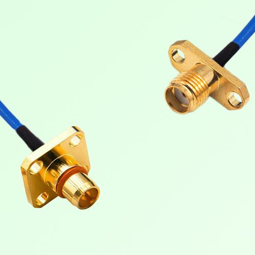 Semi-Flexible Jumper BMA Male 4 Hole to SMA Female 2 Hole Semi-Flexible Jumper BMA Male 4 Hole to SMA Female 2 Hole