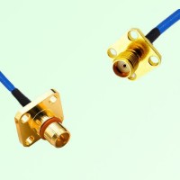 Semi-Flexible Jumper BMA Male 4 Hole to SMA Female 4 Hole 12.7x12.7mm Semi-Flexible Jumper BMA Male 4 Hole to SMA Female 4 Hole 12.7x12.7mm