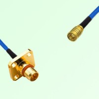 Semi-Flexible Jumper BMA Male 4 Hole Flange Mount to SMB Female Semi-Flexible Jumper BMA Male 4 Hole Flange Mount to SMB Female