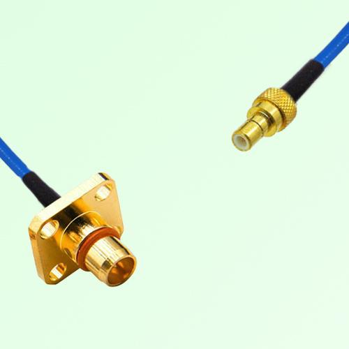 Semi-Flexible Jumper BMA Male 4 Hole Flange Mount to SMB Male Semi-Flexible Jumper BMA Male 4 Hole Flange Mount to SMB Male
