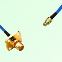 Semi-Flexible Jumper BMA Male 4 Hole Flange Mount to SMP Female Semi-Flexible Jumper BMA Male 4 Hole Flange Mount to SMP Female