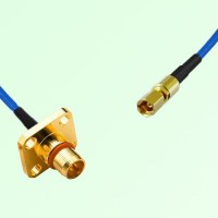 Semi-Flexible Jumper BMA Male 4 Hole Flange Mount to SSMC Female Semi-Flexible Jumper BMA Male 4 Hole Flange Mount to SSMC Female